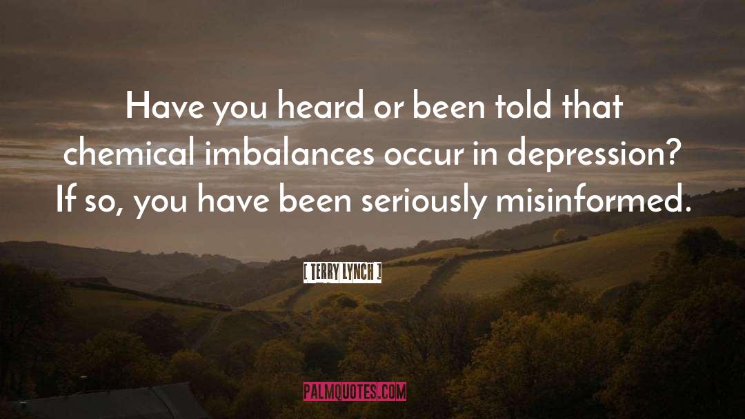 Misinformed quotes by Terry Lynch