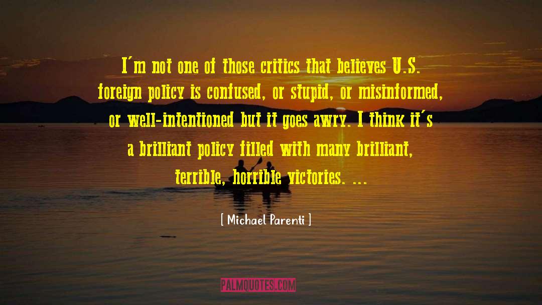 Misinformed quotes by Michael Parenti