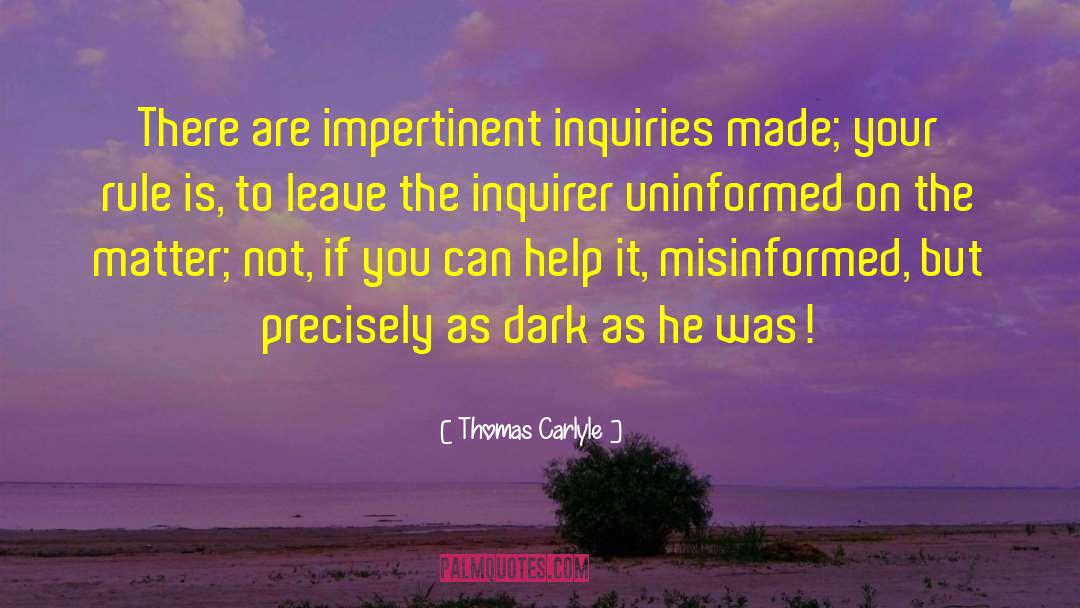 Misinformed quotes by Thomas Carlyle