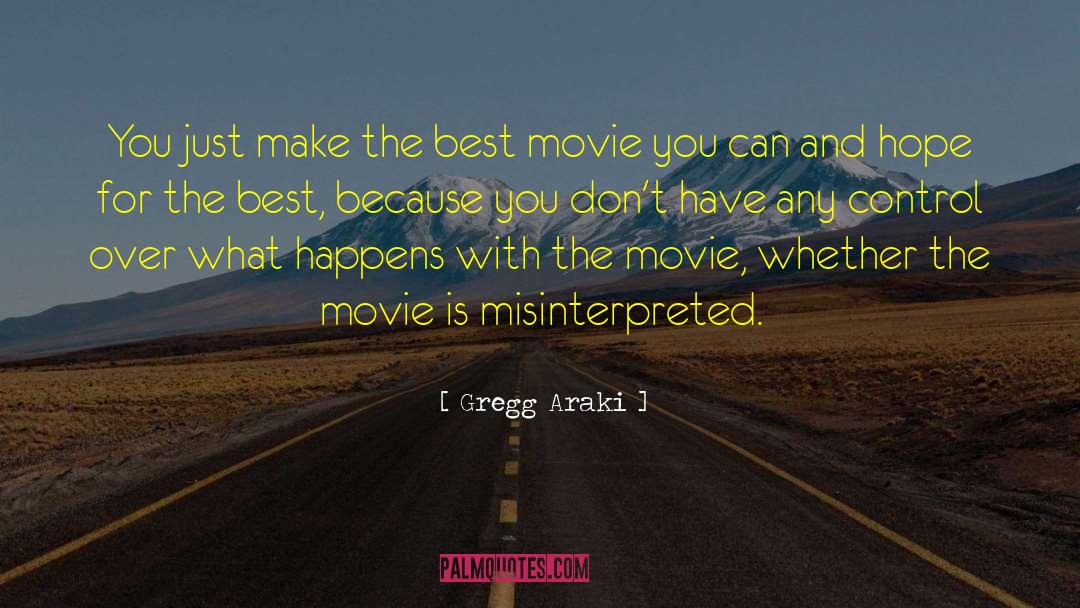 Misinterpreted quotes by Gregg Araki