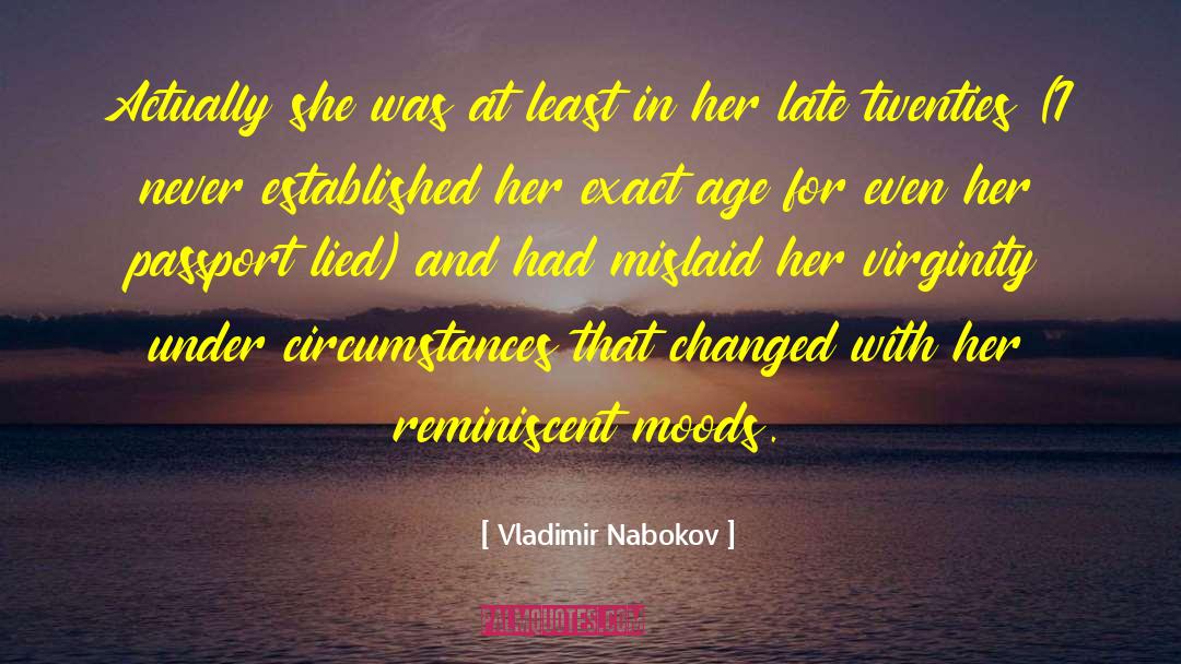 Mislaid quotes by Vladimir Nabokov