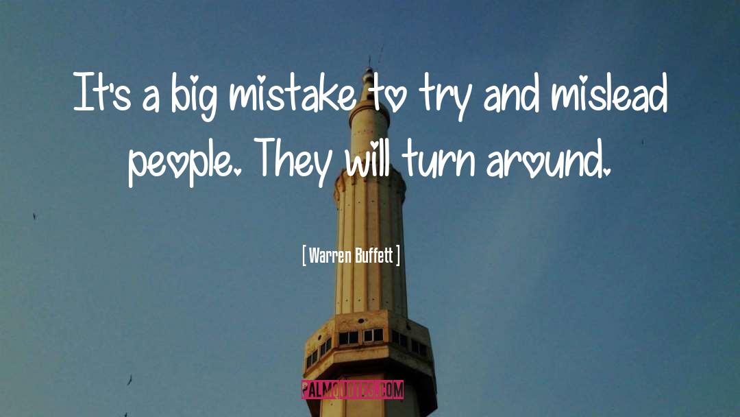 Mislead quotes by Warren Buffett