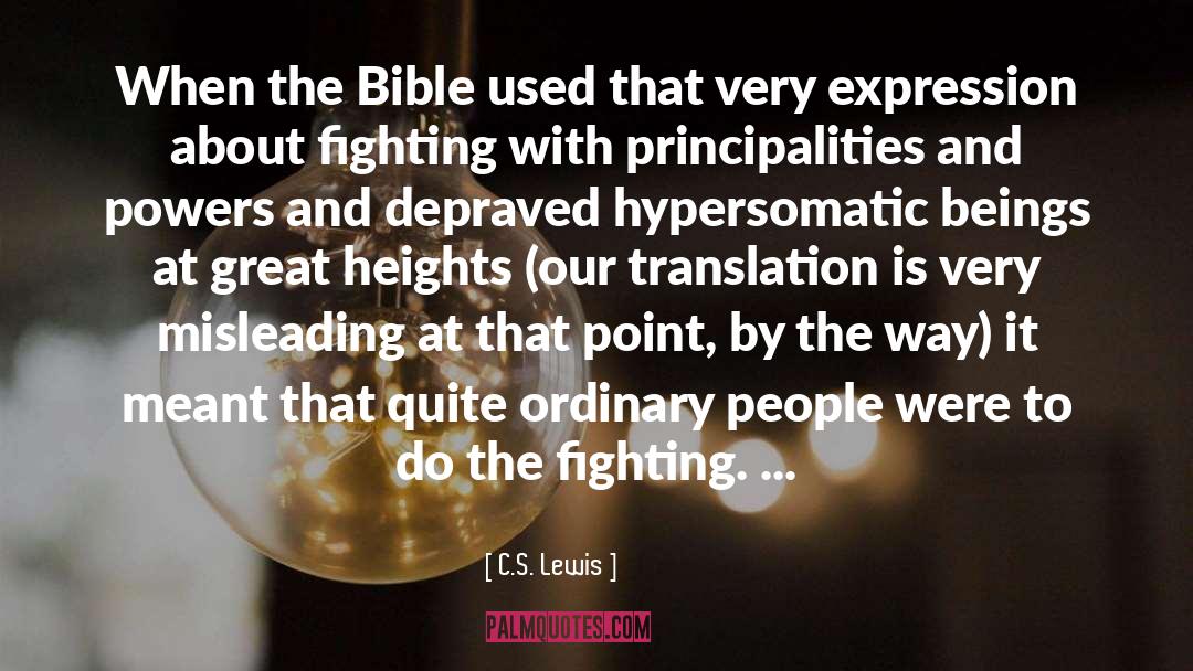 Misleading quotes by C.S. Lewis