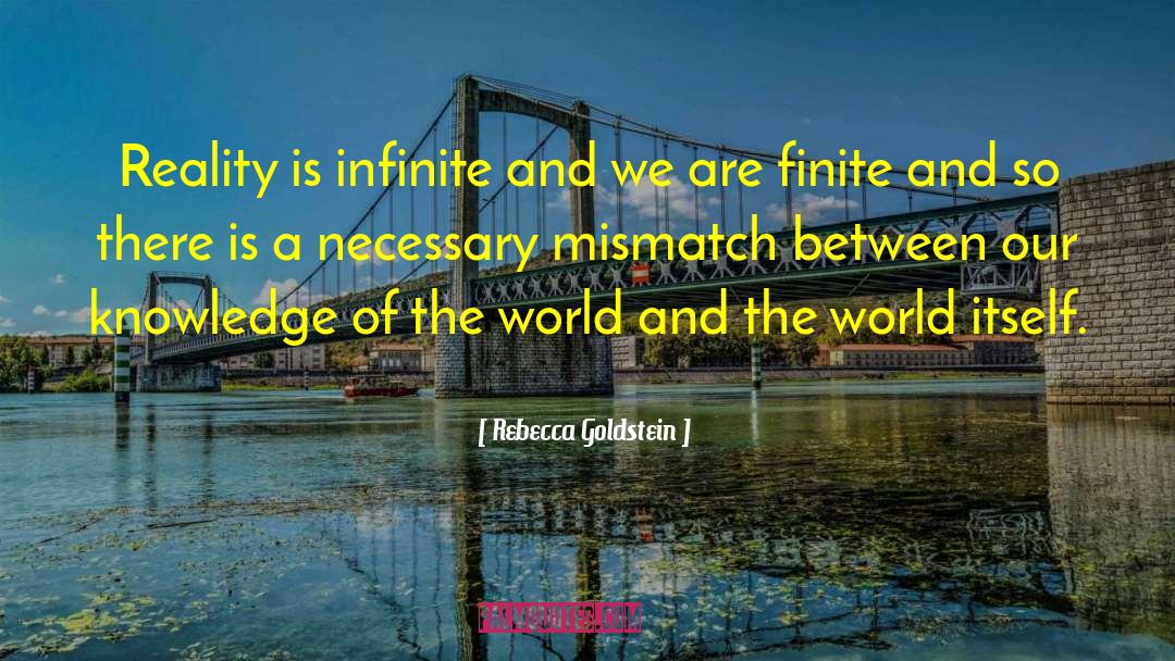 Mismatch quotes by Rebecca Goldstein