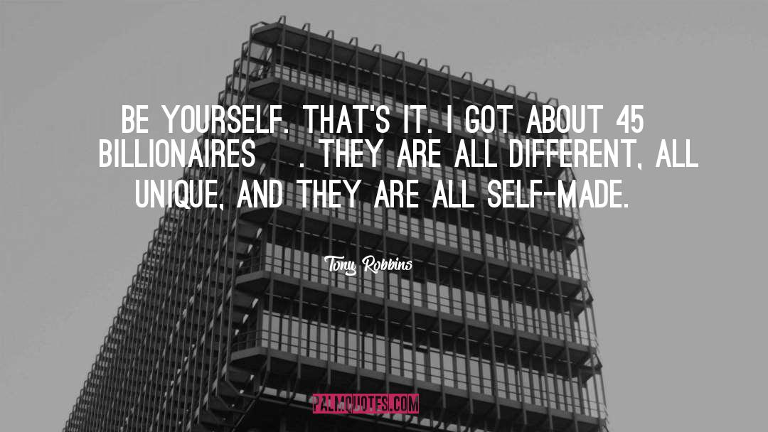 Misner Billionaire quotes by Tony Robbins