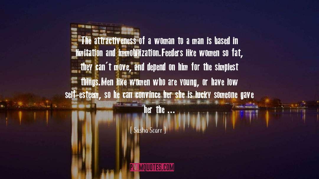 Misogyny quotes by Sasha Scarr