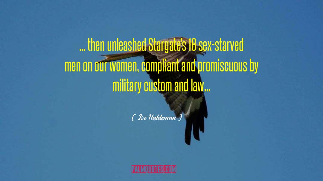 Misogyny quotes by Joe Haldeman