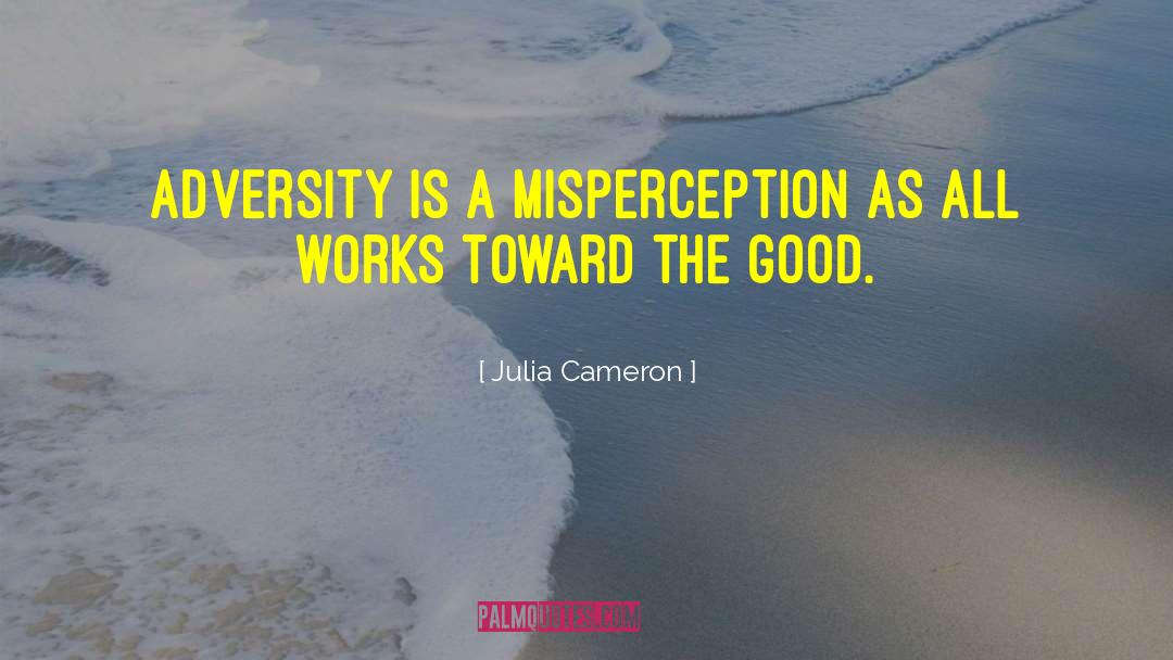 Misperception quotes by Julia Cameron