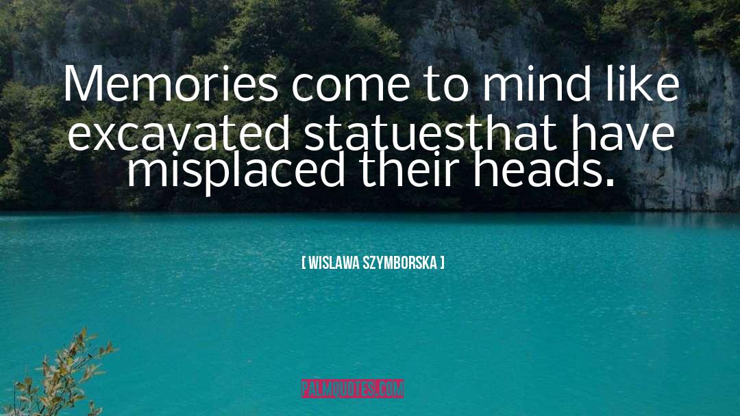 Misplaced quotes by Wislawa Szymborska
