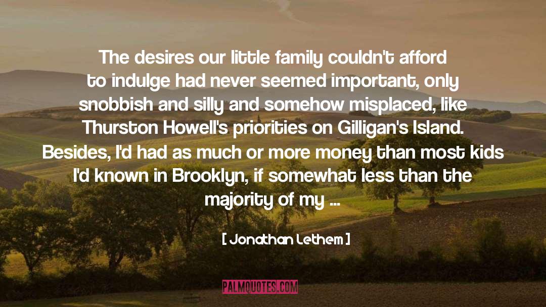 Misplaced quotes by Jonathan Lethem