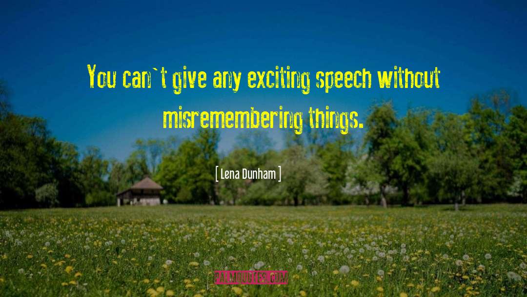Misremembering quotes by Lena Dunham