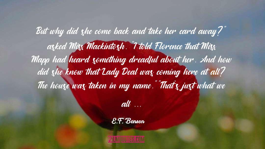 Miss Elizabeth Bennet quotes by E.F. Benson