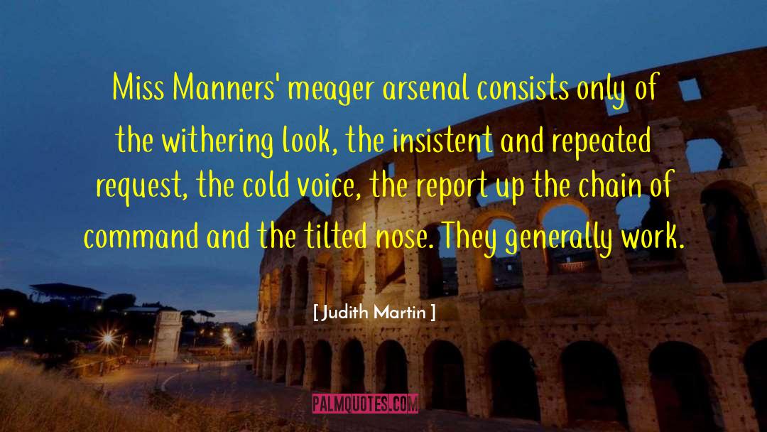 Miss Manners quotes by Judith Martin