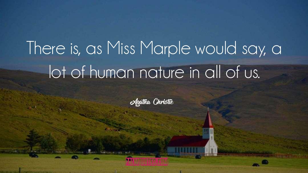 Miss Marple quotes by Agatha Christie