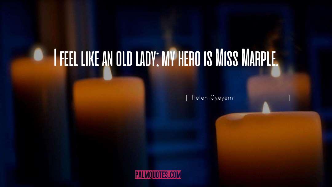 Miss Marple quotes by Helen Oyeyemi