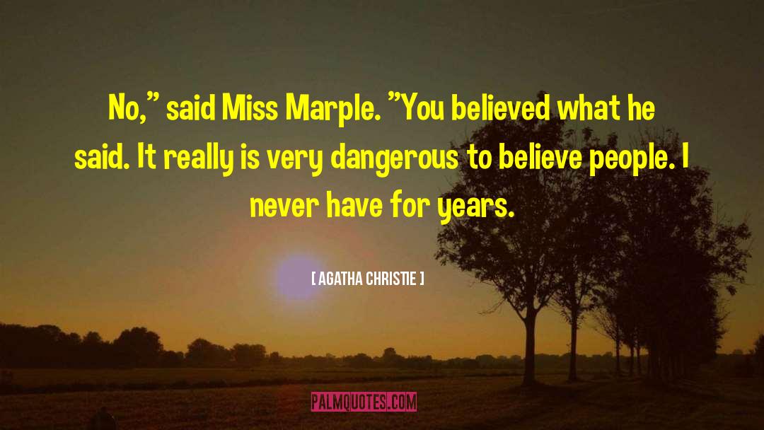 Miss Marple quotes by Agatha Christie