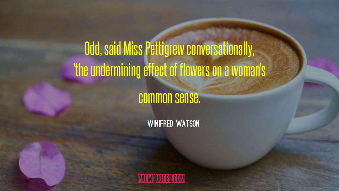 Miss Muffet quotes by Winifred Watson