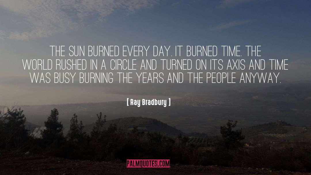 Miss The Sun quotes by Ray Bradbury