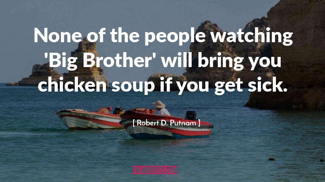Miss U Big Brother quotes by Robert D. Putnam