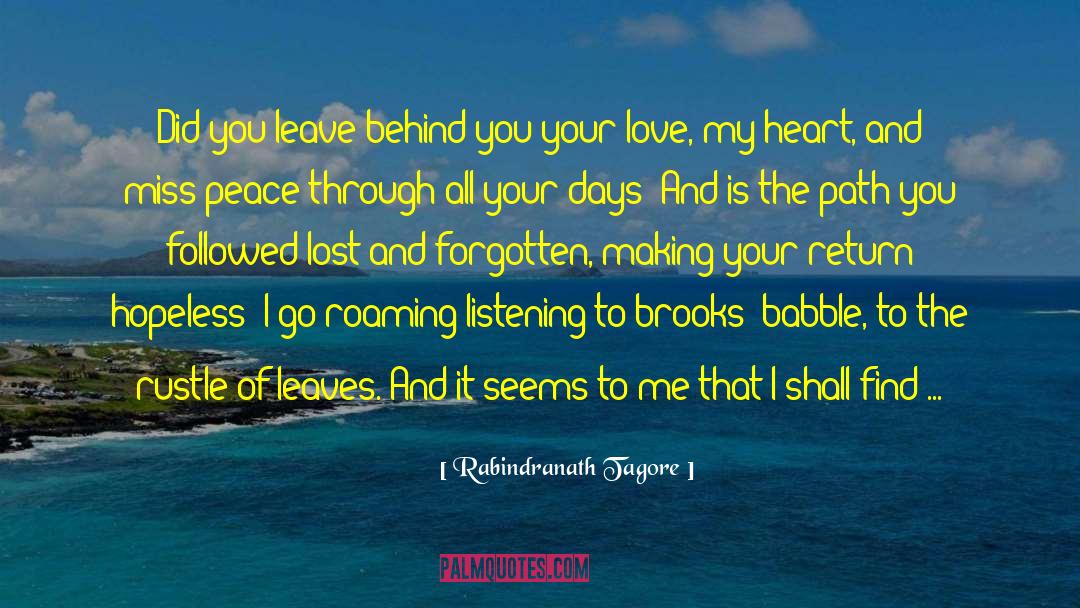 Miss U Dii quotes by Rabindranath Tagore