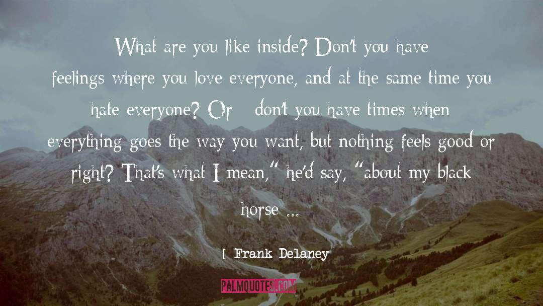 Miss You But Hate You quotes by Frank Delaney