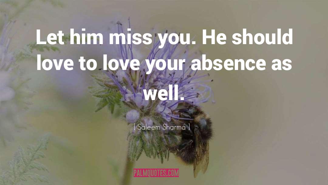 Miss You quotes by Saleem Sharma