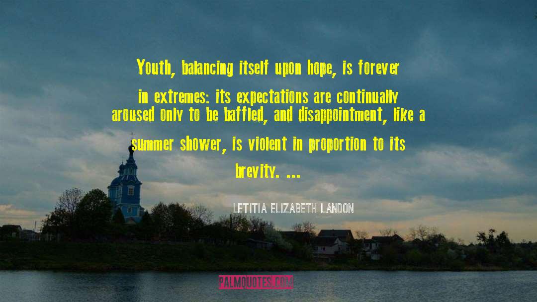 Missed Expectations quotes by Letitia Elizabeth Landon