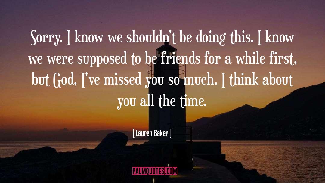 Missed You quotes by Lauren Baker