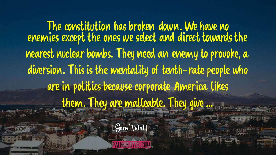 Missile quotes by Gore Vidal