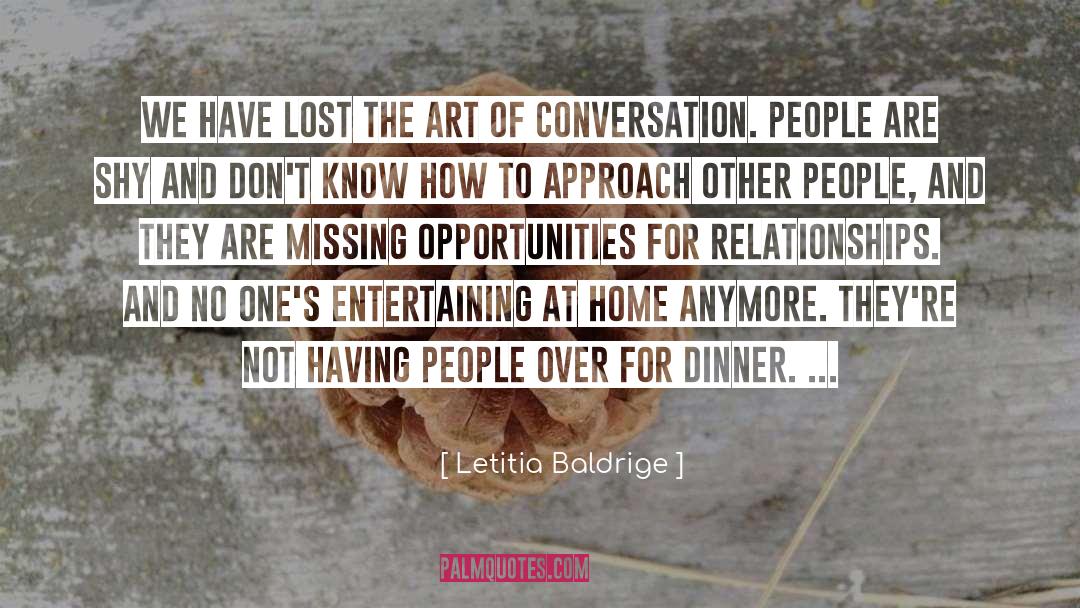 Missing Cali quotes by Letitia Baldrige