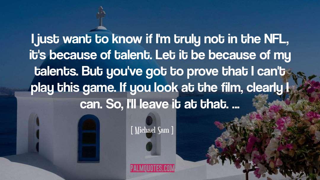 Missing Film quotes by Michael Sam