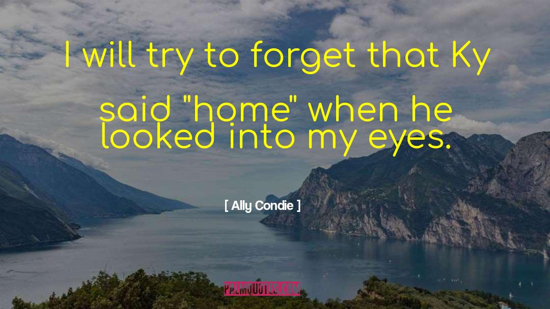 Missing Home quotes by Ally Condie