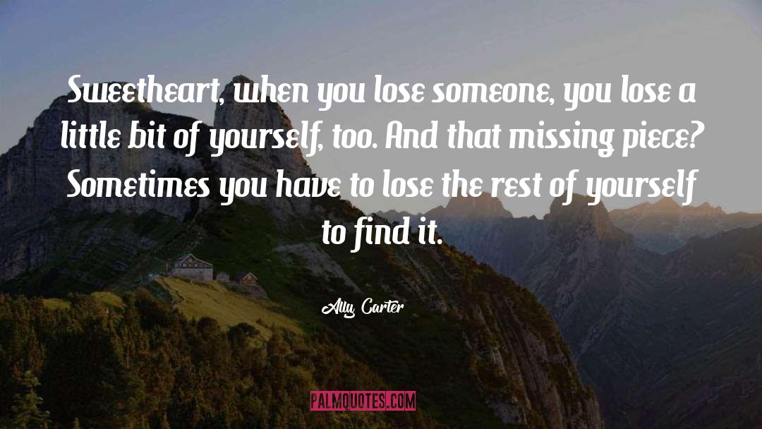 Missing Links quotes by Ally Carter