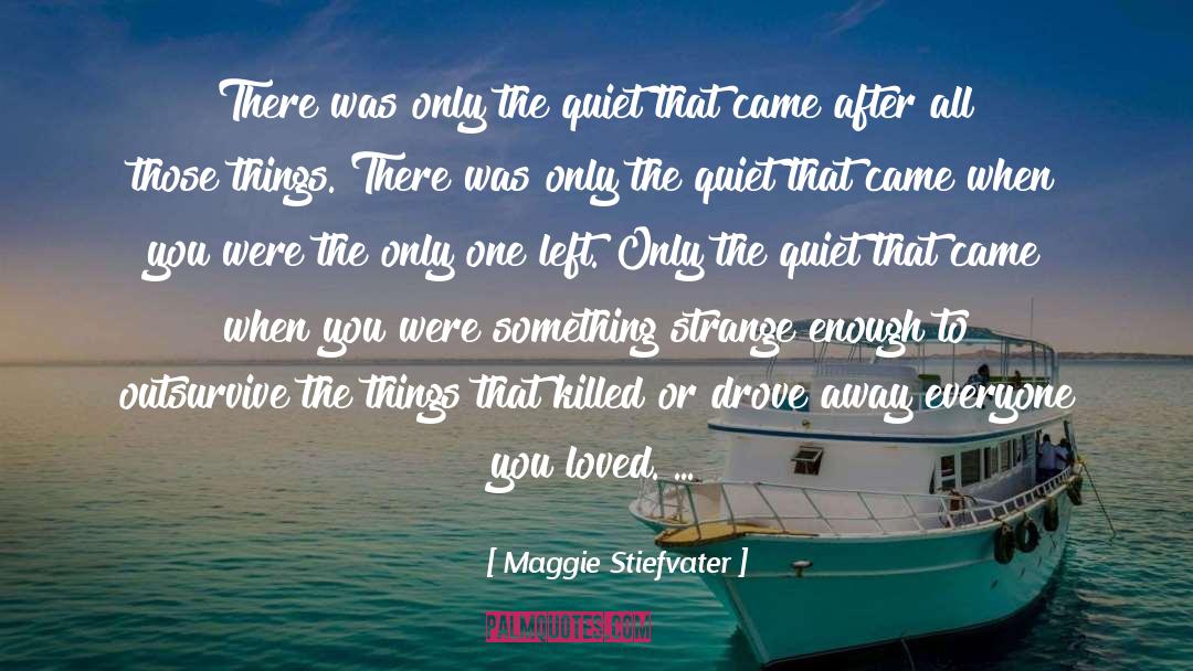 Missing Loved One quotes by Maggie Stiefvater