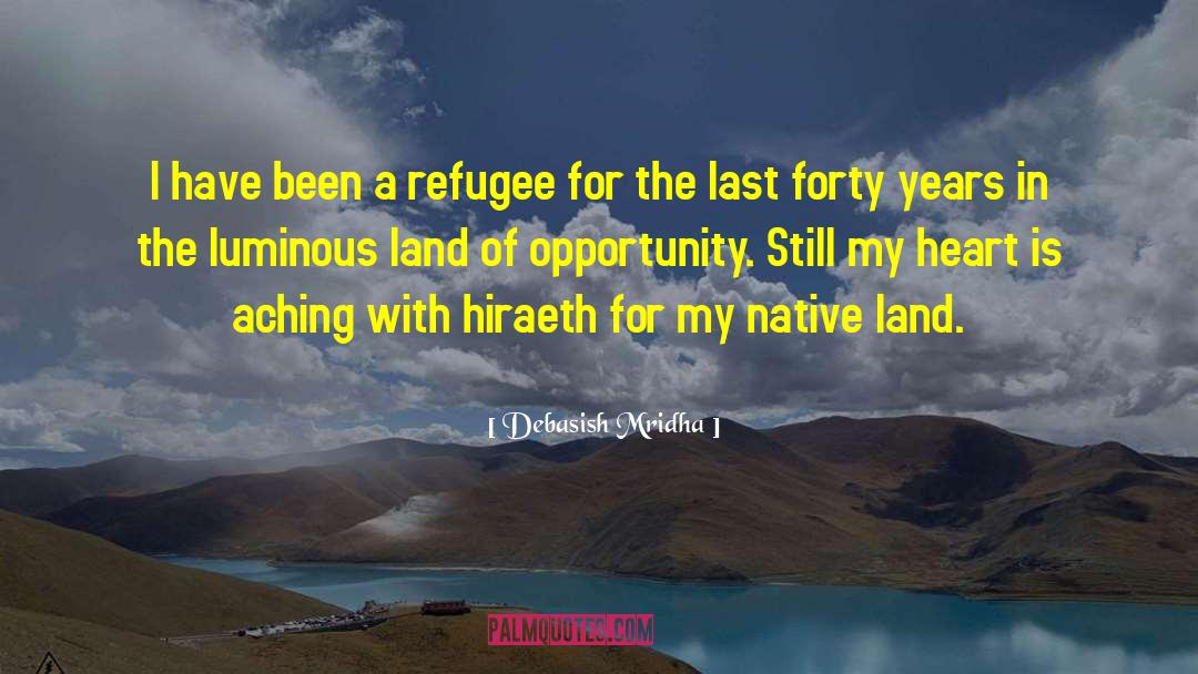 Missing My Native Land quotes by Debasish Mridha