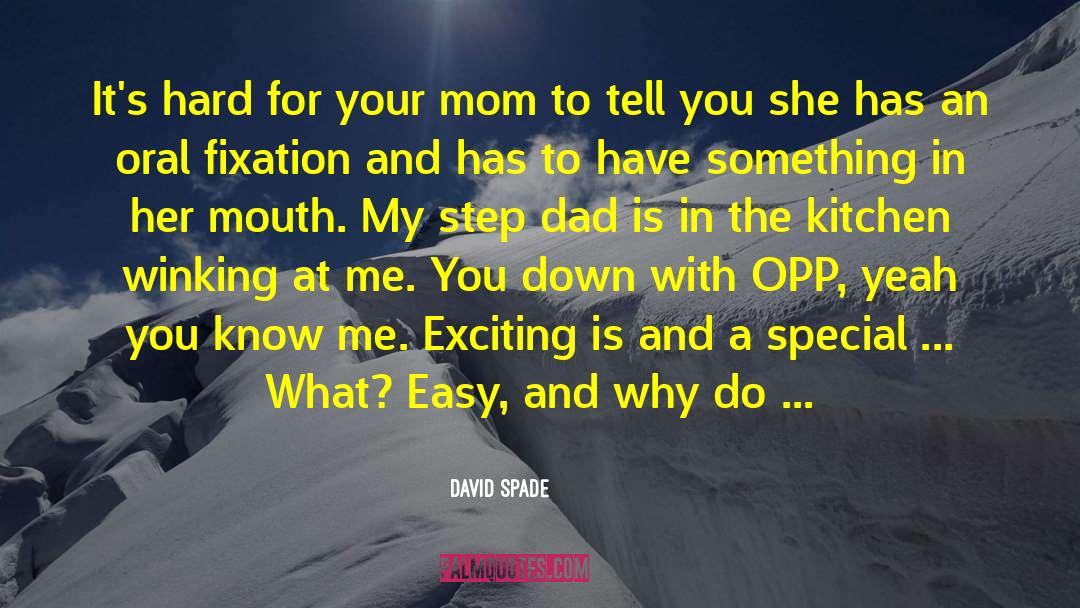 Missing My Step Dad quotes by David Spade