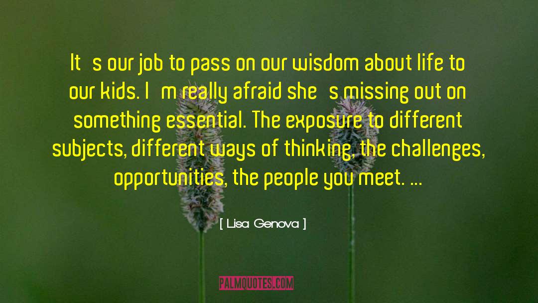 Missing Out quotes by Lisa Genova