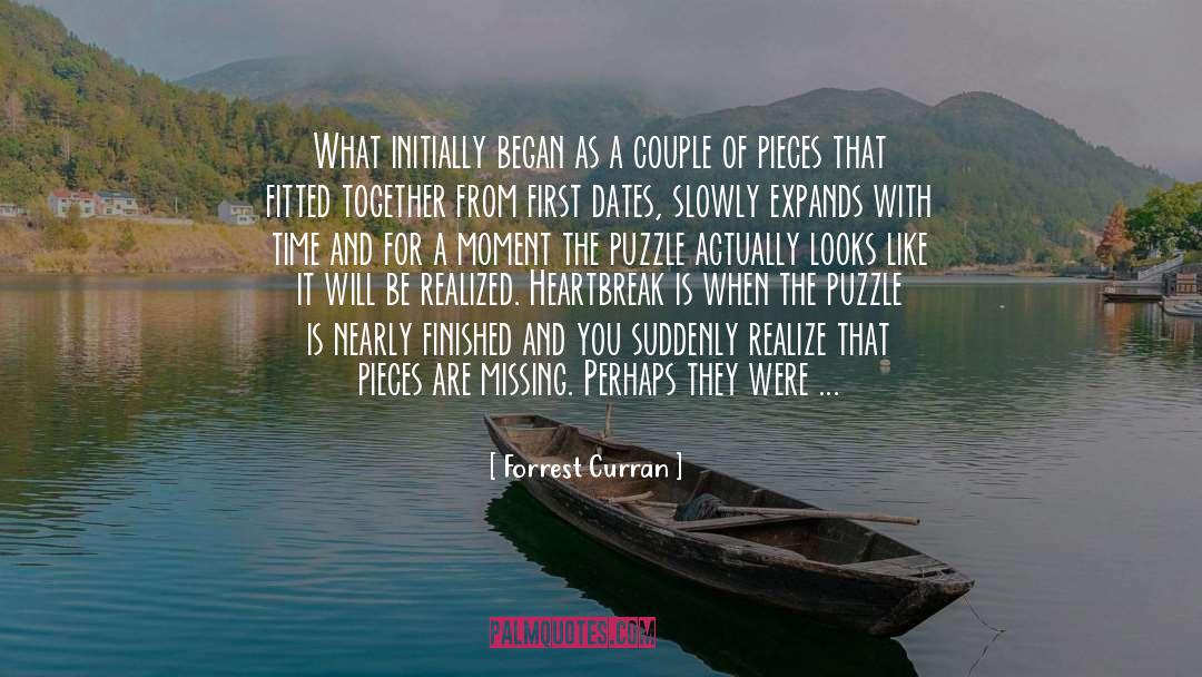 Missing Pieces quotes by Forrest Curran