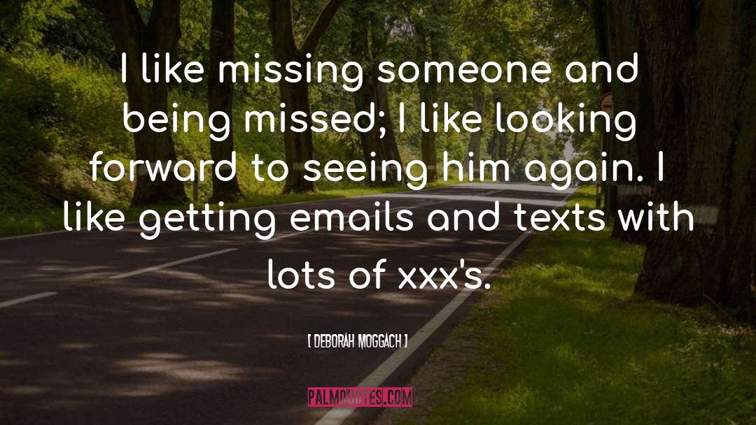 Missing Someone quotes by Deborah Moggach