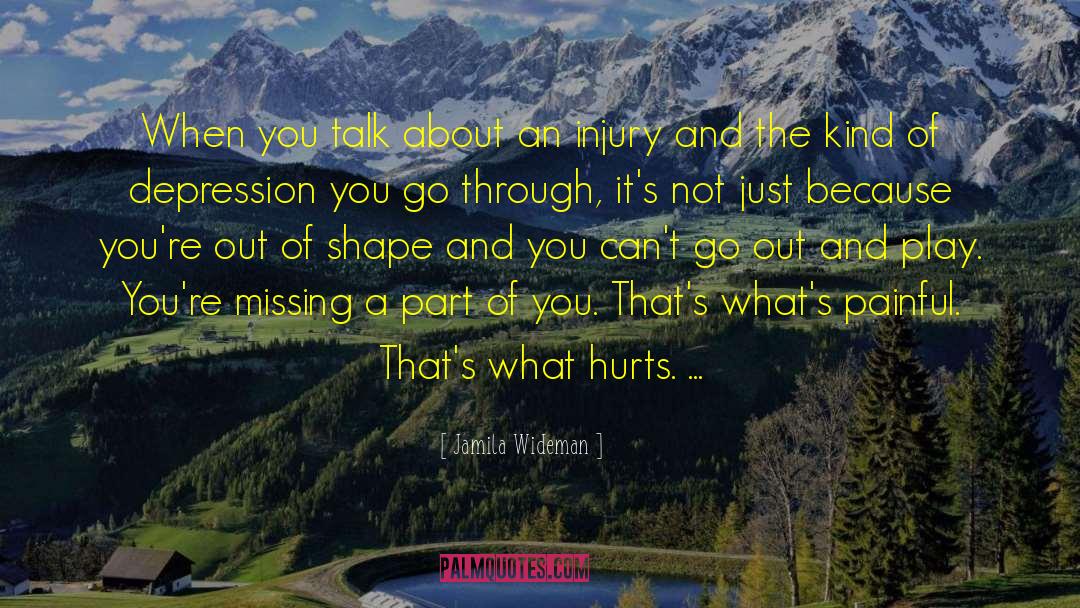 Missing Someone So Much It Hurts quotes by Jamila Wideman