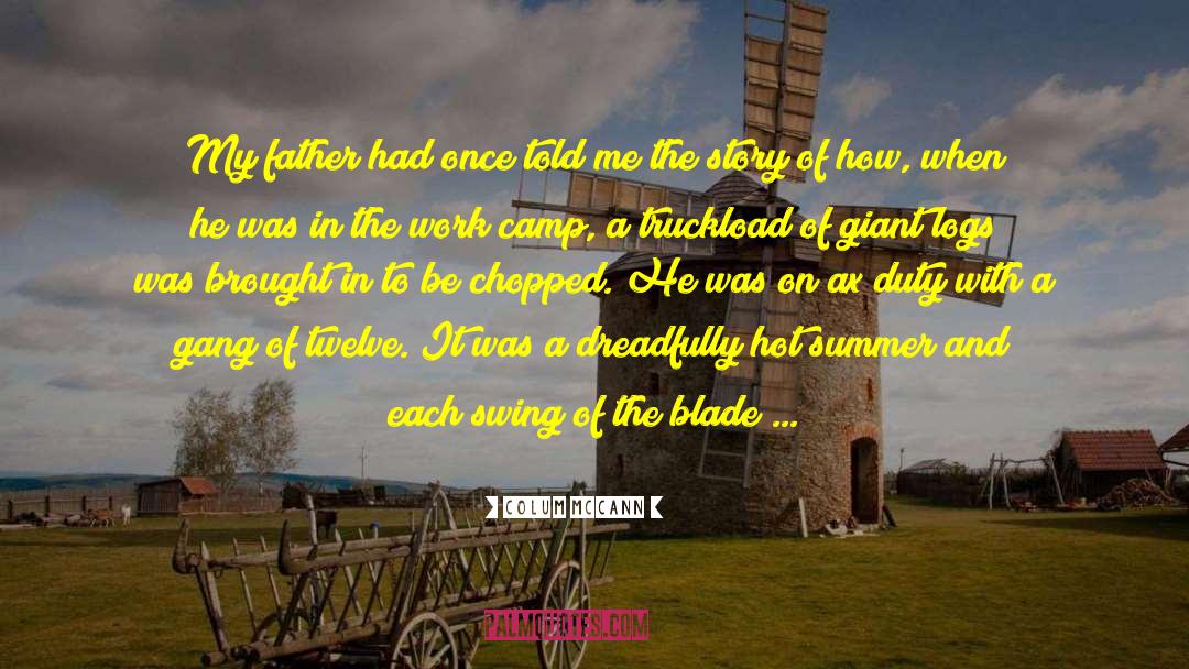 Missing Summer Camp quotes by Colum McCann