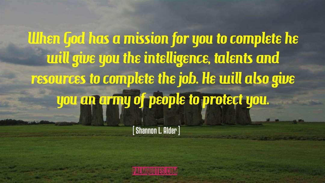 Mission Accomplished quotes by Shannon L. Alder