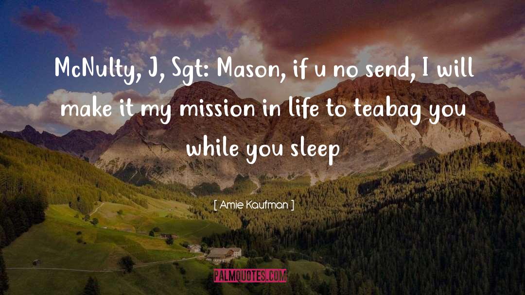 Mission In Life quotes by Amie Kaufman