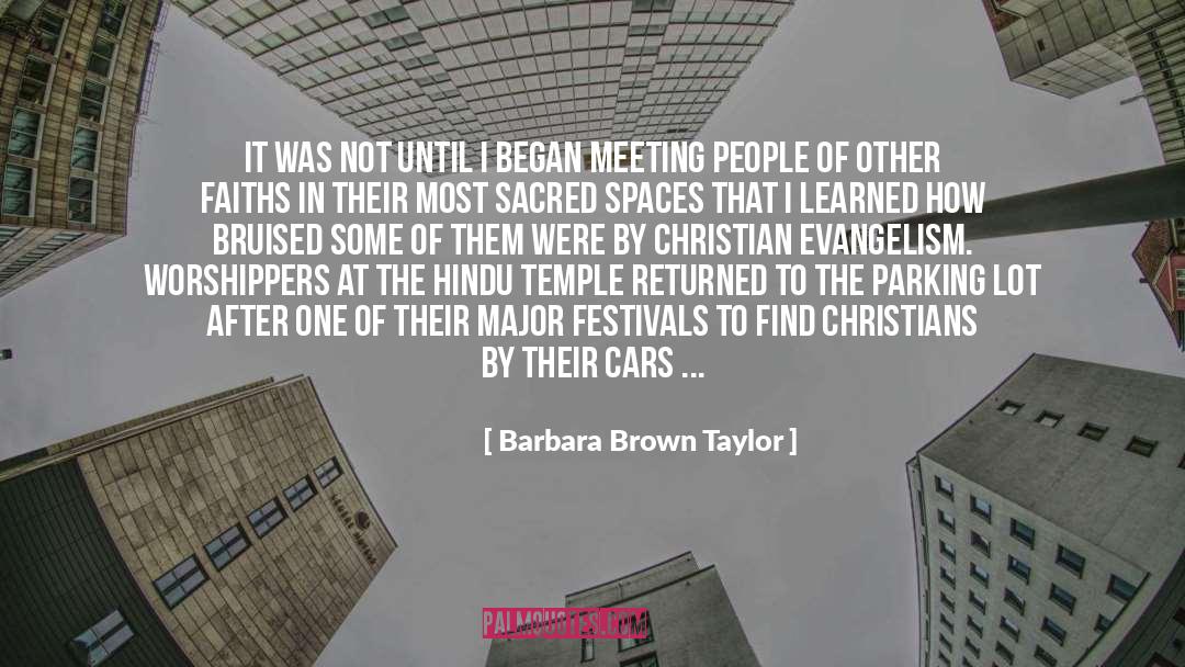 Missional Evangelism quotes by Barbara Brown Taylor