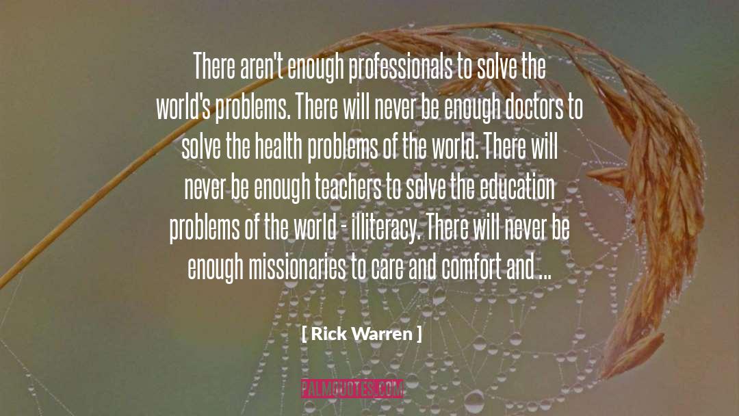 Missionaries quotes by Rick Warren