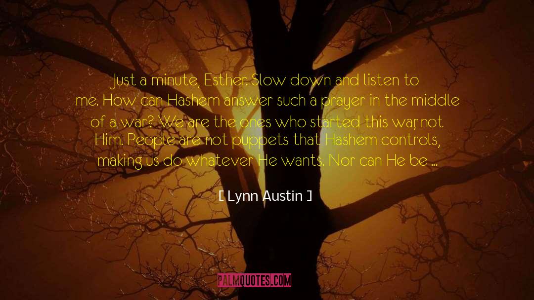 Missions And Prayer quotes by Lynn Austin