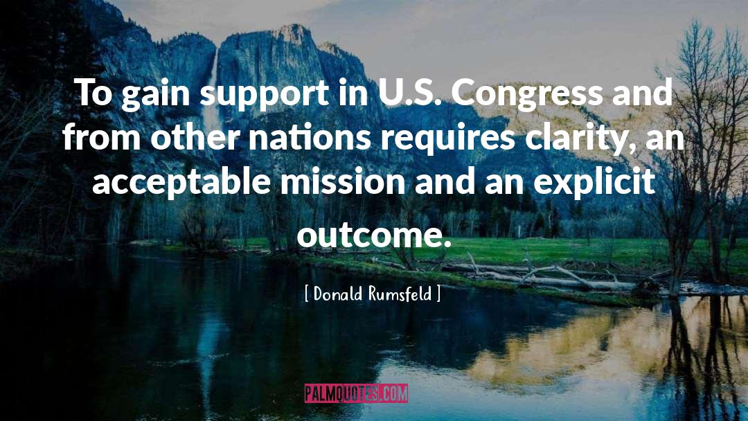Missions quotes by Donald Rumsfeld