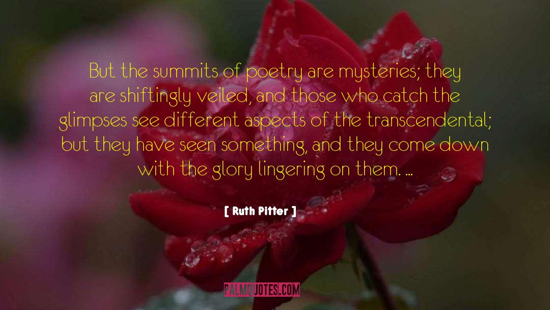 Missive Poetry quotes by Ruth Pitter