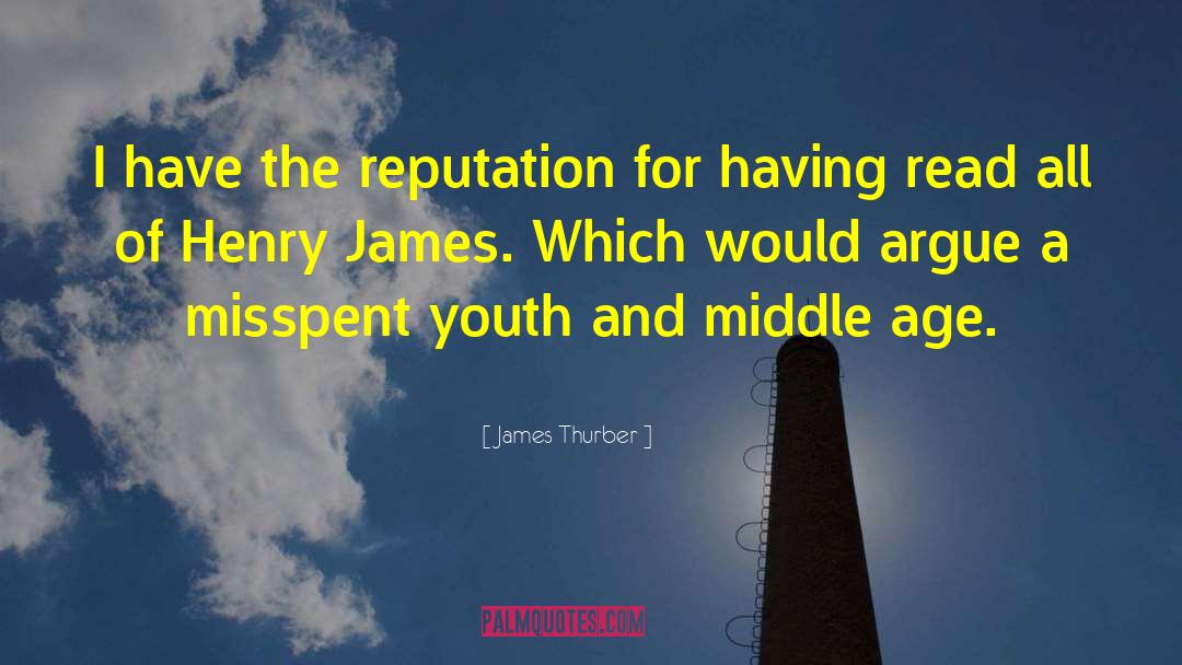 Misspent Youth quotes by James Thurber