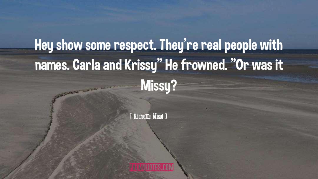 Missy quotes by Richelle Mead